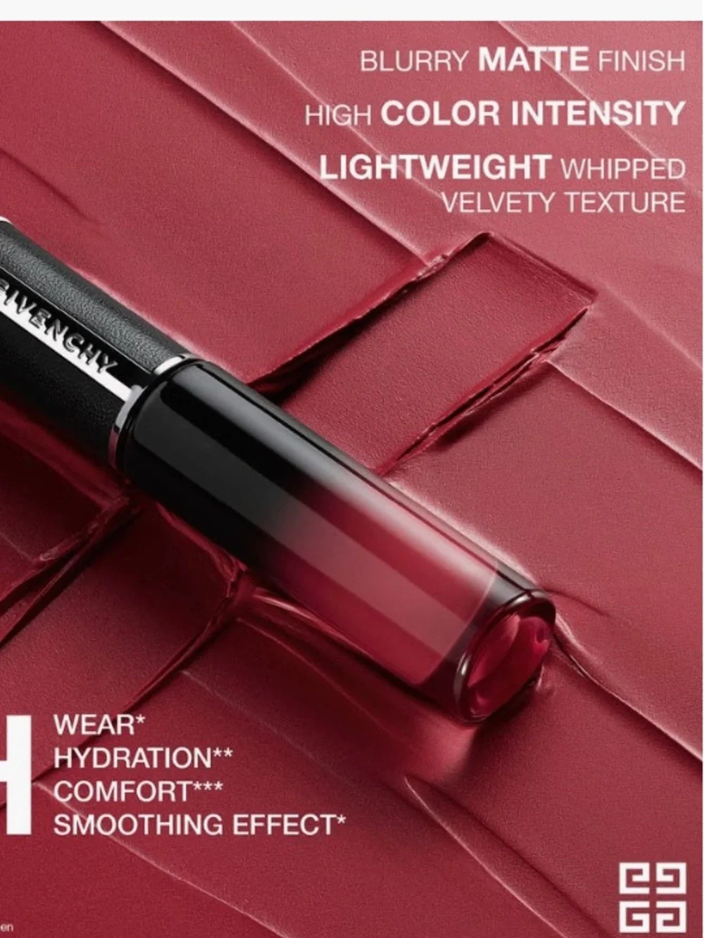 NEW GIVENCHY LE ROUGE INTERDIT CREAM VELVET WHIPPED MATTE LIQUID LIPSTICK 27